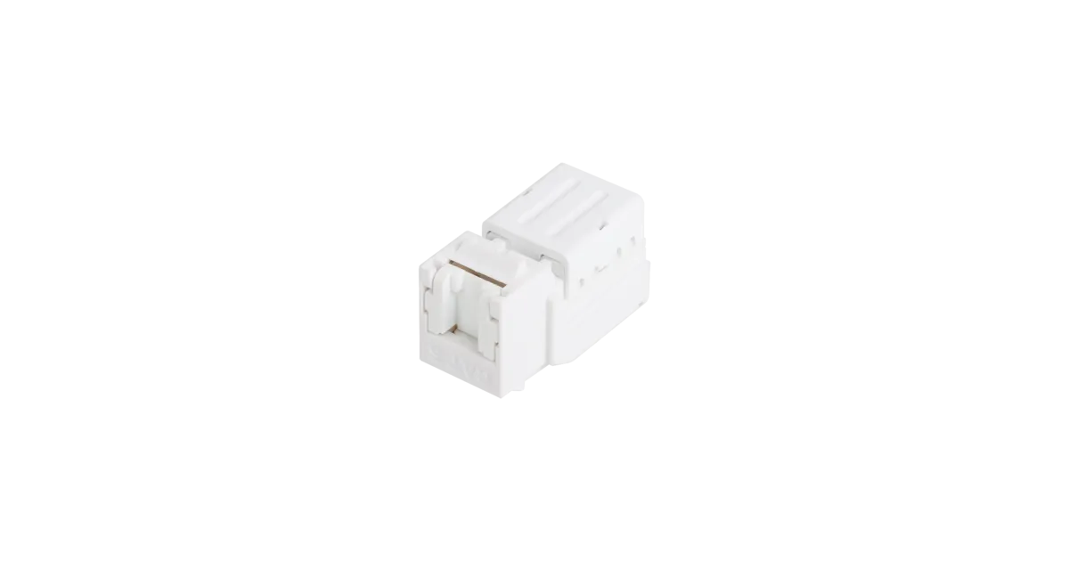 Модуль-вставка NIKOMAX типа Keystone NMC-KJUE2-ST-WT, Кат.6 (Класс E)
