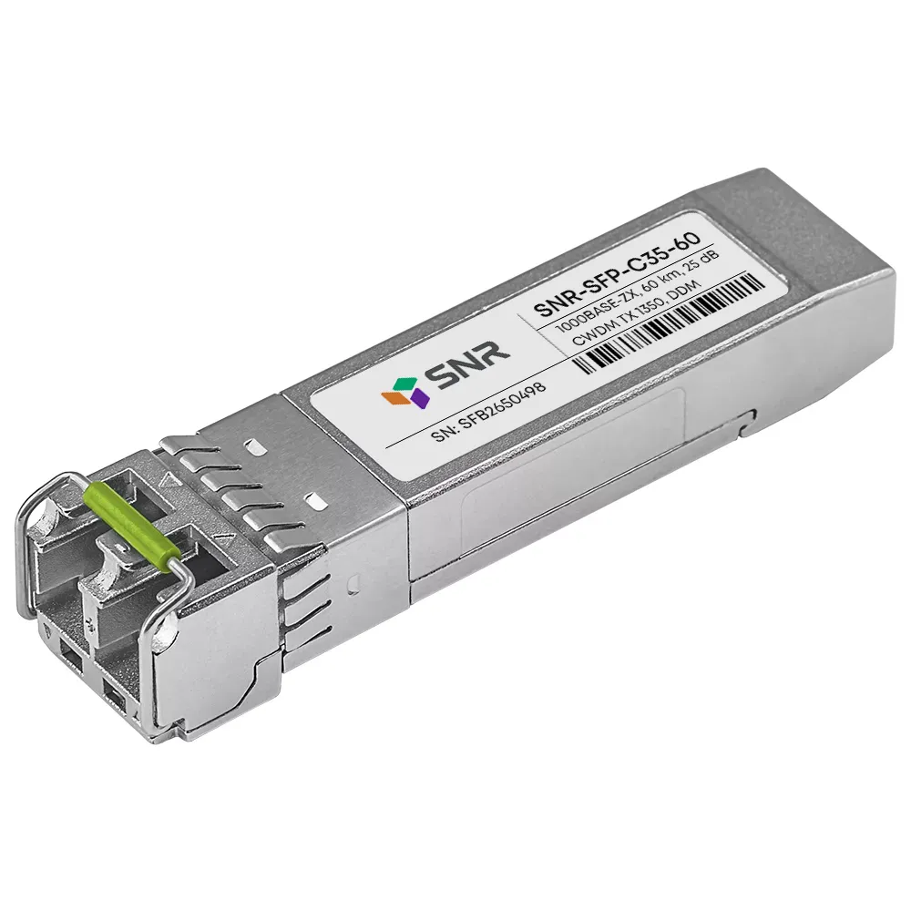 Модуль SFP CWDM оптический, дальность до 60км (25dB), 1350нм