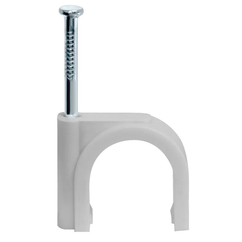 Скоба креп. круглая d7 с гвозд. NCR-07-50 (уп.50шт) Navigator 71068