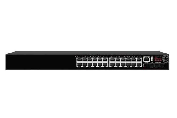 Коммутатор доступа SOFINET SFN3300-24P4X L3, 24x10/100/1000Мб RJ45, 4x1/10Гб SFP+, PoE 380/760Вт