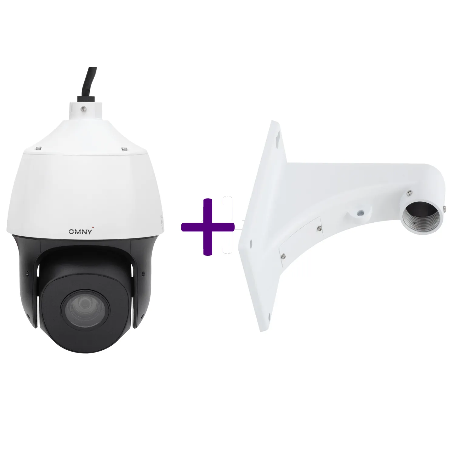 Камера сетевая PTZ 2Мп OMNY PRO HPTZ-M2A-x25-C с 25x оптическим увеличением + настенный кронштейн