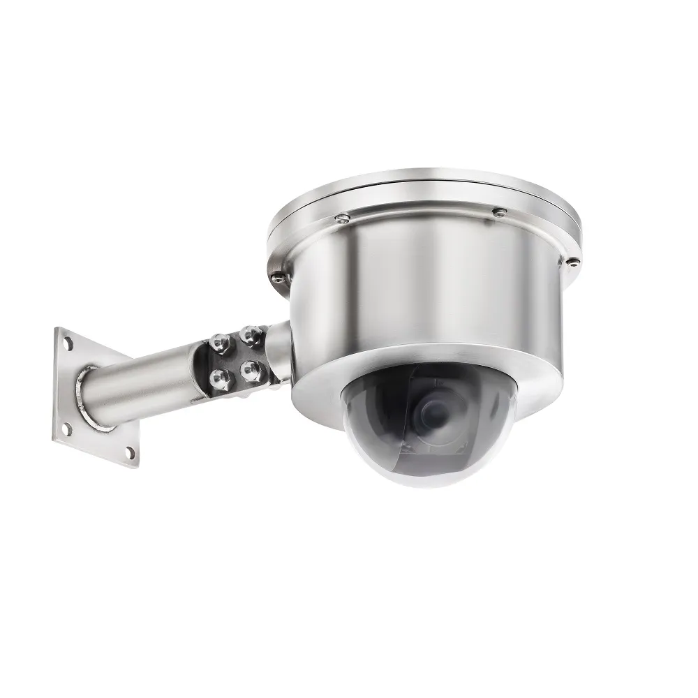 Взрывозащищенная PTZ-камера EXD, 4Мп, мотор. объектив 4,5-135,0мм, PoE, IP68