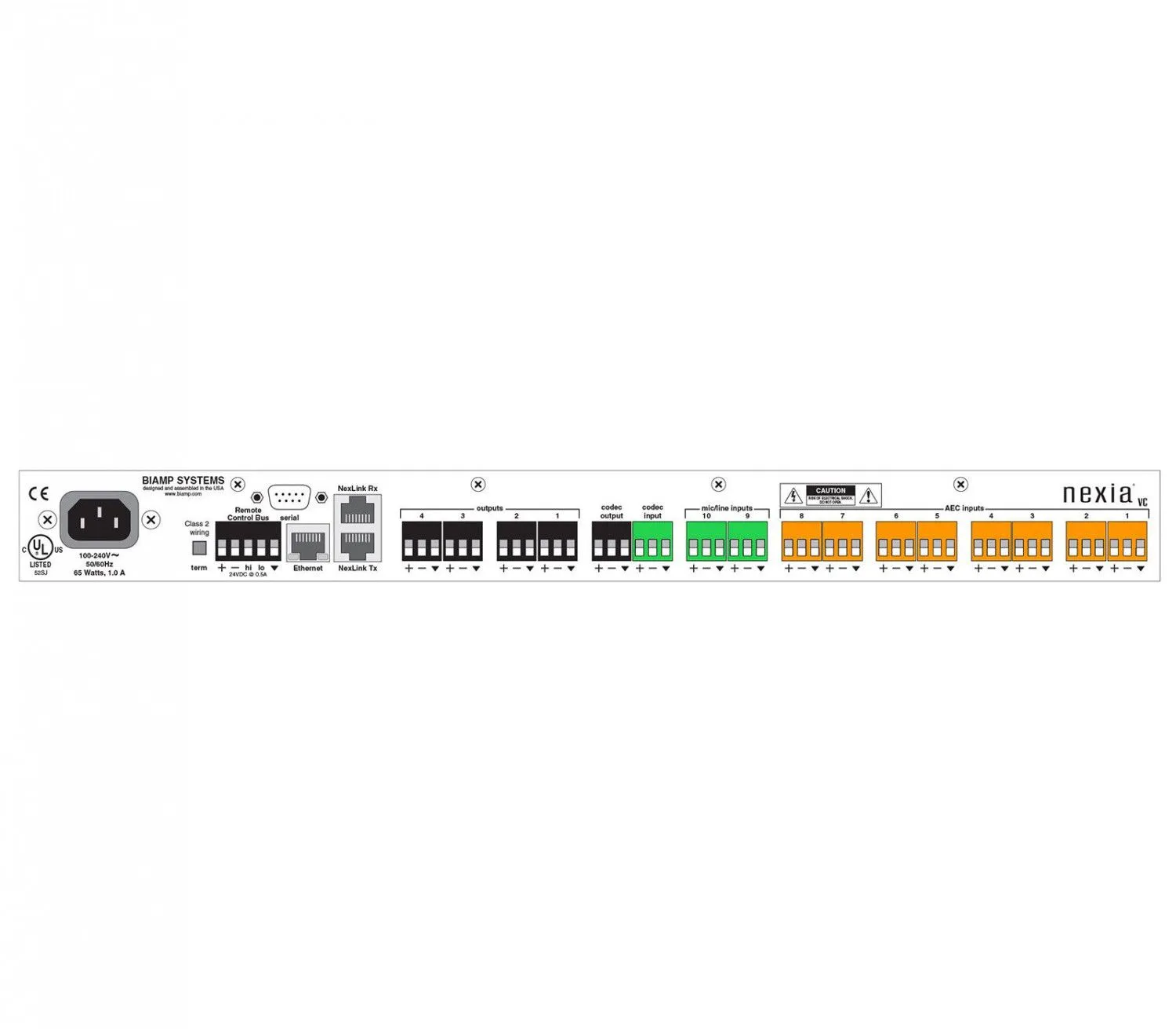 Аудиопроцессор BIAMP NEXIAVC