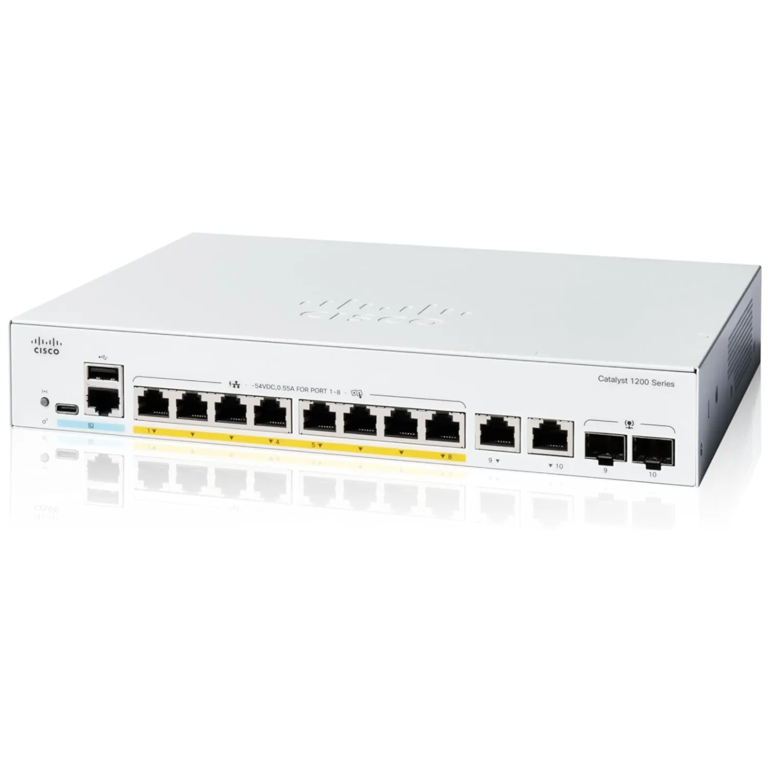 Коммутатор Cisco Catalyst C1200-8FP-2G
