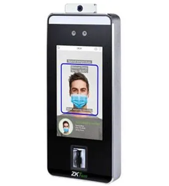 Терминал ZKTeco SpeedFace-V5L с функцией распознавания лиц и измерения температуры тела