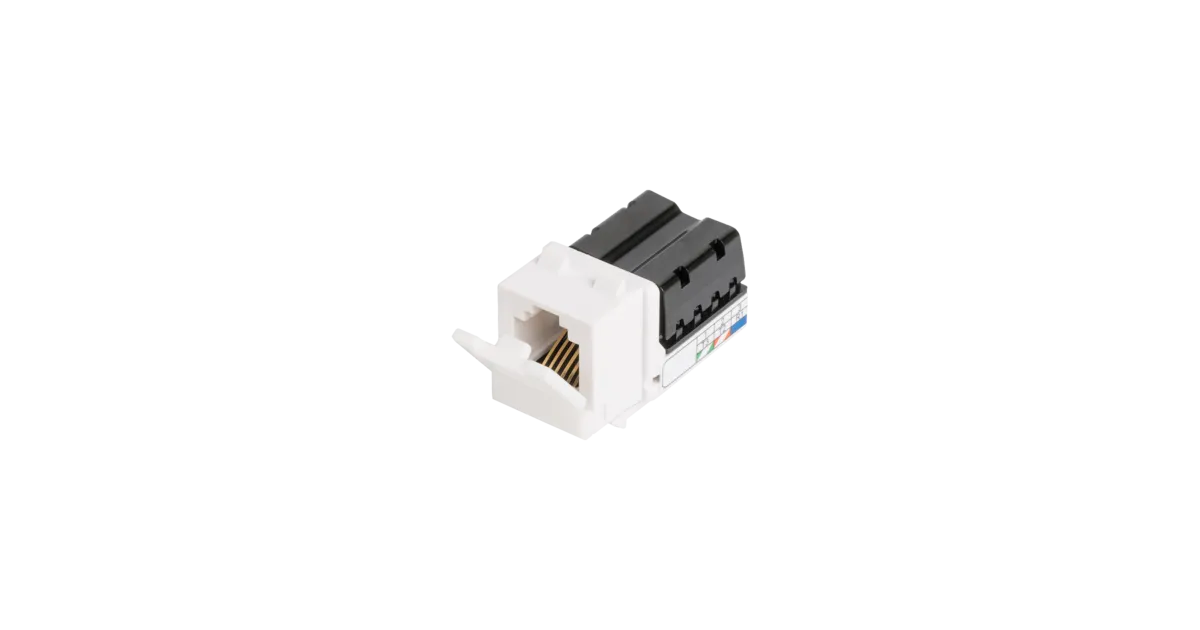 Модуль-вставка NIKOMAX типа Keystone NMC-KJUC3-WT, Кат.3 (Класс C)