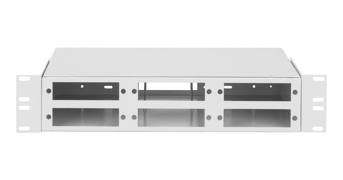 Оптический кросс NIKOMAX 19" NMF-RP48-BLANK-WS-2U-GY, 2U