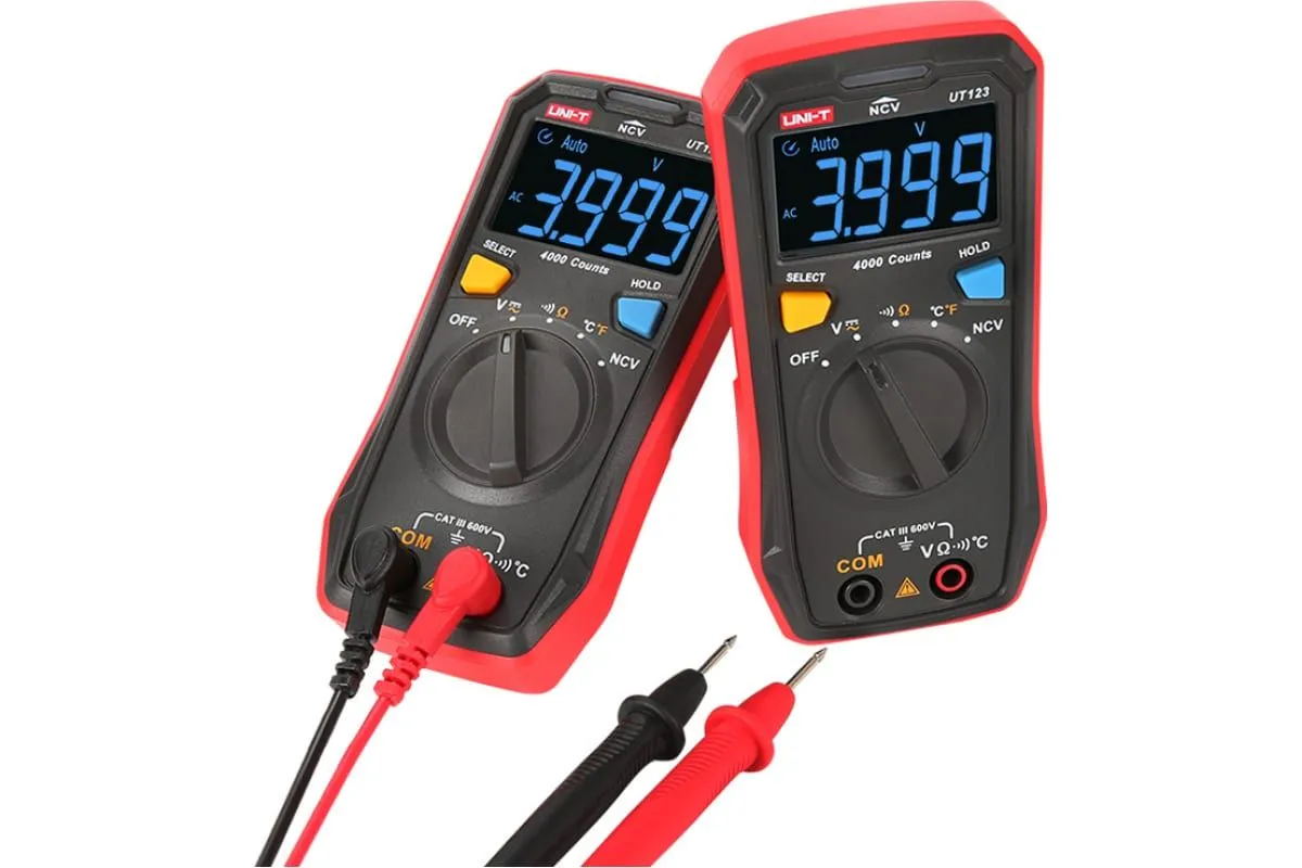 Мультиметр UNI-T UT123 600В, 20МОм, карманный