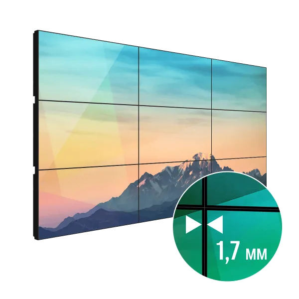 Видеостена LigaSmart 3x3 1,7 мм