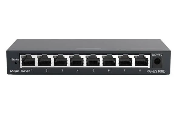 Коммутатор неуправляемый Ruijie Networks RG-ES108D