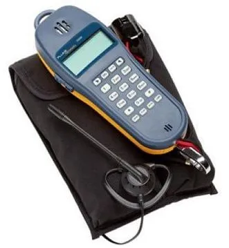 Тестер телефонных линий Fluke Networks TS25D Test Set с набором ABN (чехол и наушники)