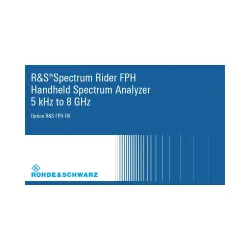 Расширение Rohde  Schwarz FPH-B8 с 6 до 8 ГГц