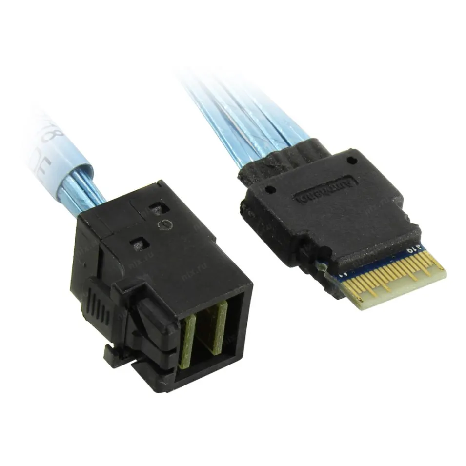 Кабель Gigabyte HDmSAS-SlimSAS 80см, внутренний