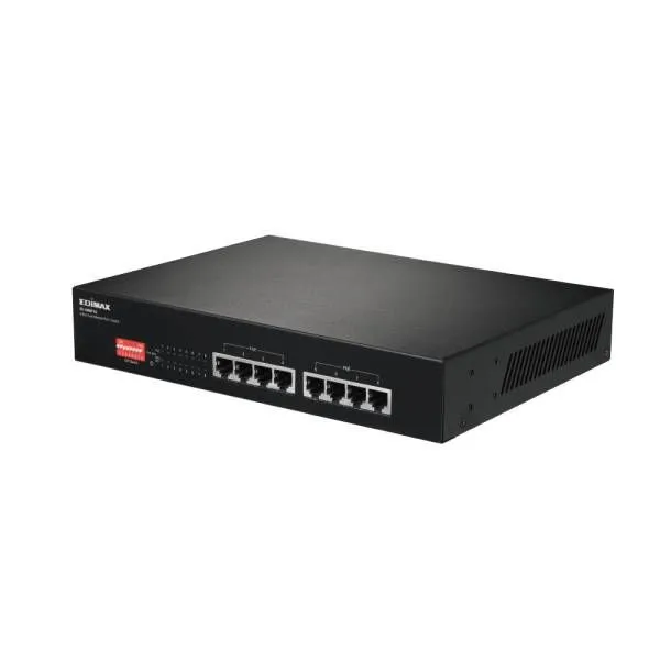 Коммутатор Edimax ES-1008P V2 8 портов, Ethernet PoE+