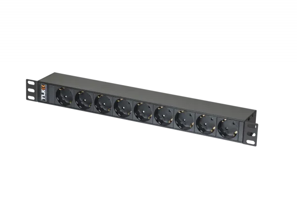Блок электрических розеток 19" 9 гнезд Schuko