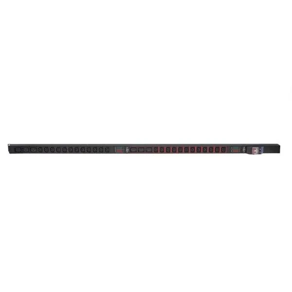 Блок розеток HIDEN EXPERT HE1V-36А06B-32-QM-30Z однофазный, вертикальный, 36 розеток IEC C13, 6 розеток IEC C19, 32 А