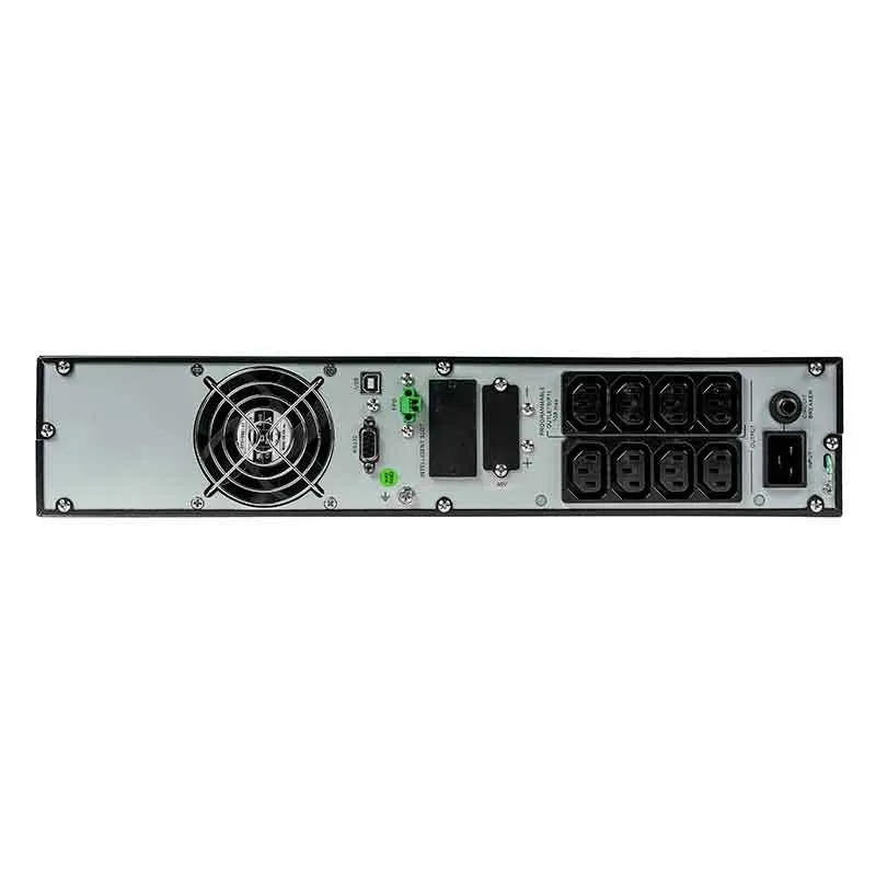 ИБП Systeme Electric Smart-Save Online SRT, 2000VA/2000W, On-Line, Extended-run, Rack 2U(Tower convertible), LCD, Out: 8xC13, SNMP Intelligent Slot, USB, RS-232, Short depth