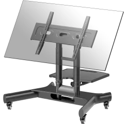 Мобильная стойка для ТВ ONKRON 32"-70", макс 40.5 кг, наклонная, чёрная TS1350