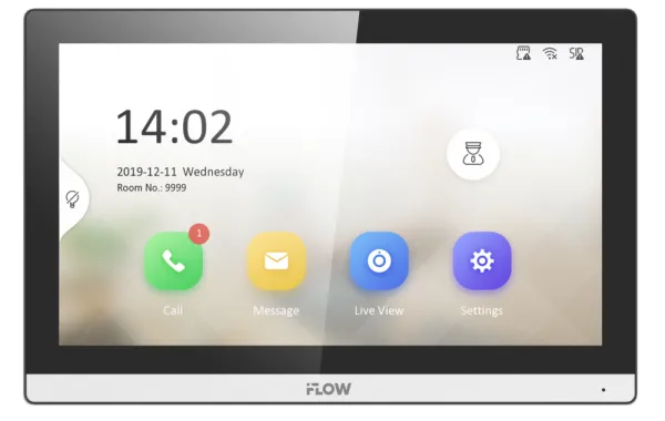 IP видеодомофон iFLOW F-VI-3445IPE1 7“