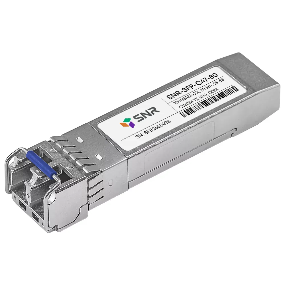 Модуль SFP CWDM оптический, дальность до 80км (25dB), 1470нм