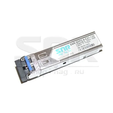 Модуль SFP 2.5G CWDM оптический, дальность до 40км  (18dB), 1350нм