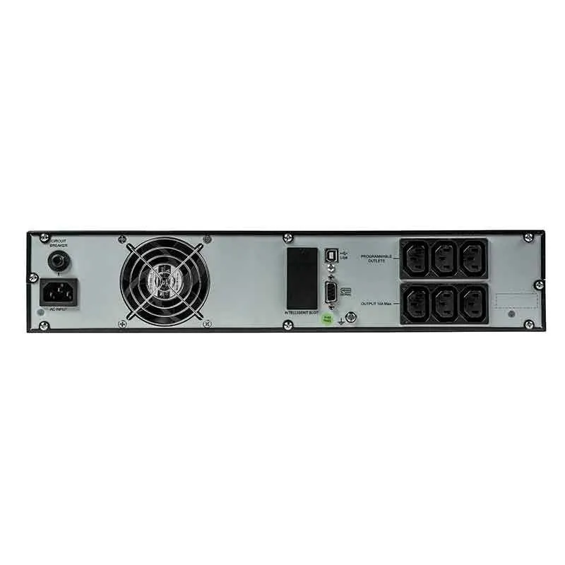 ИБП Systeme Electric Smart-Save Online SRV, 2000VA/1800W, On-Line, Rack 2U(Tower convertible), LCD, Out: 6xC13, SNMP Intelligent Slot, USB, RS-232