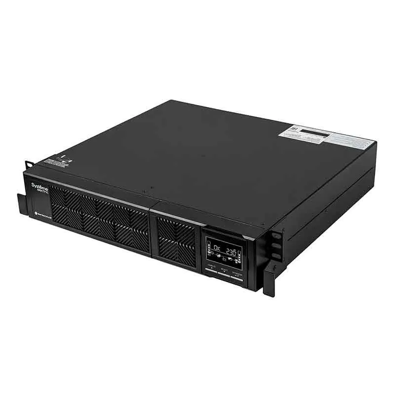 ИБП Systeme Electric Smart-Save Online SRT, 1000VA/1000W, On-Line, Extended-run, Rack 2U(Tower convertible), LCD, Out: 8xC13, SNMP Intelligent Slot, USB, RS-232