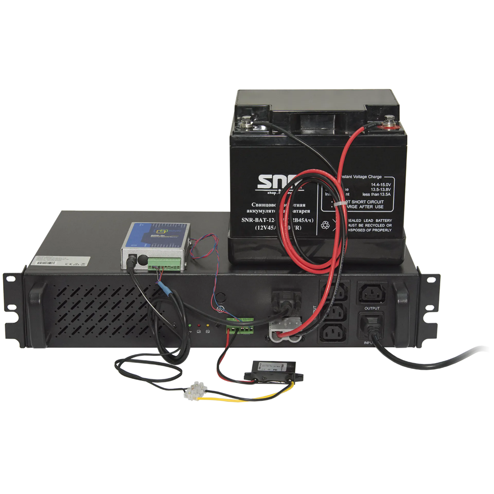 Источник бесперебойного питания Line-Interactive, 500 VA, Rackmount, без встроенных АКБ (ток заряда 4А)