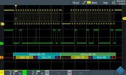 Опция синхронизации и декодирования последовательных шин данных I2C/SPI Rohde  Schwarz RTA-K1