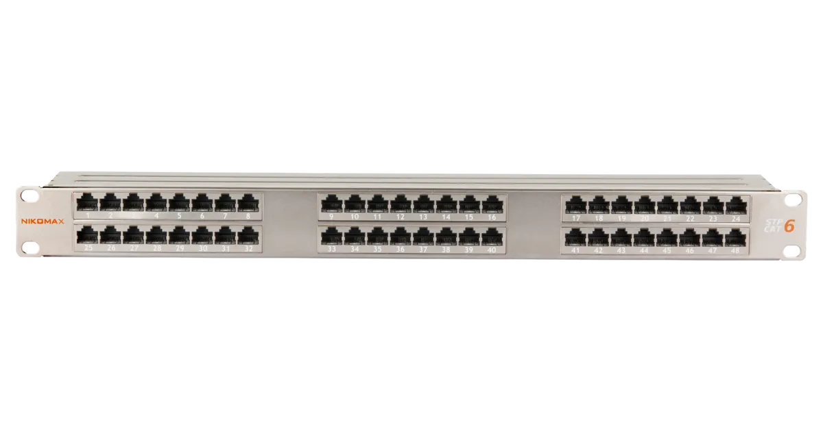 Коммутационная панель NIKOMAX 19" NMC-RP48SE2-1U-MT, 1U