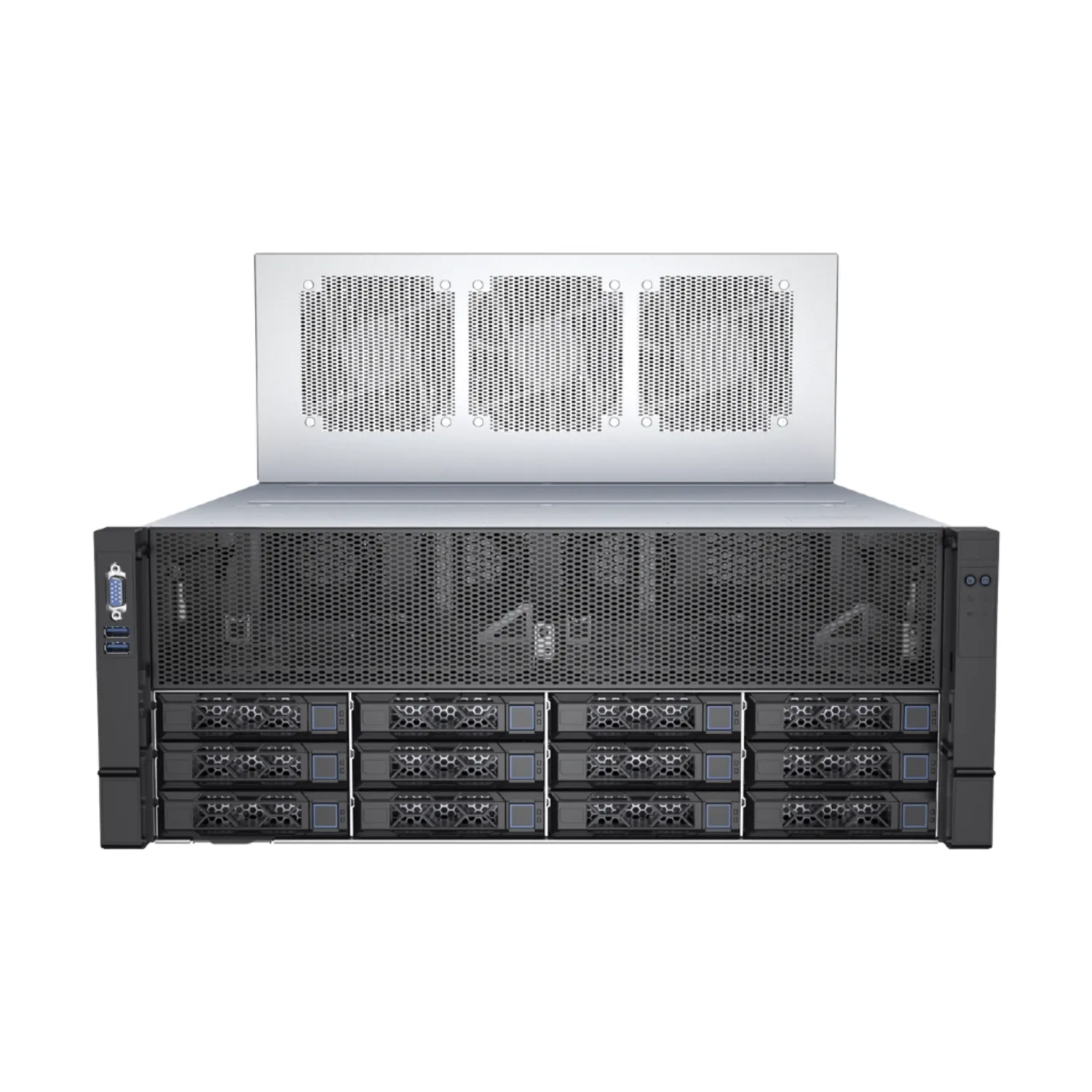 Серверная платформа SNR-SR8416LSG, 8U, Scalable Gen4,5, DDR5, 12xHDD, 16GPU, резервируемый БП