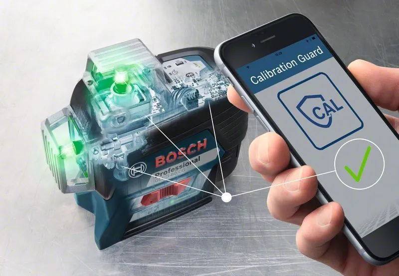 Лазерный уровень Bosch  GLL 3-80 CG + BM 1 + GBA 12V + L-Boxx (0.601.063.T00)