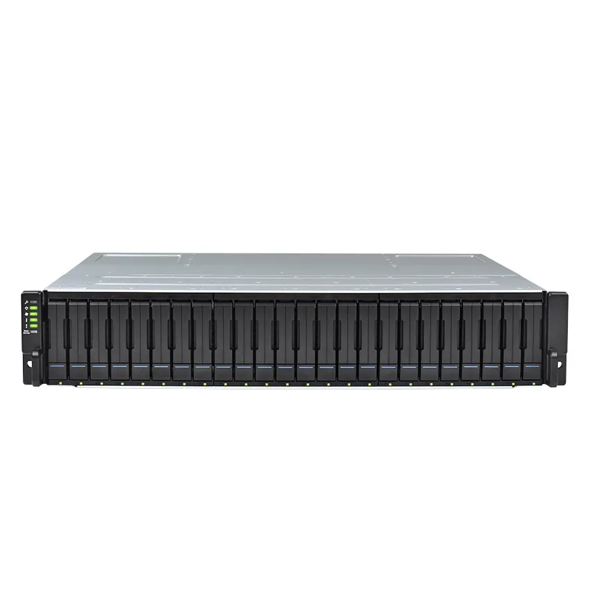 Система хранения данных Infortrend GS3024R2CF-D (2xCtrl, до 24xHDD, 4xSAS12G внеш. порт, 4x4GB, 8x10G портов iSCSI)