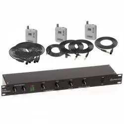 Комплект распределения и передачи синхронного перевода на 3 языка Cromi SPBAUDIO T-3