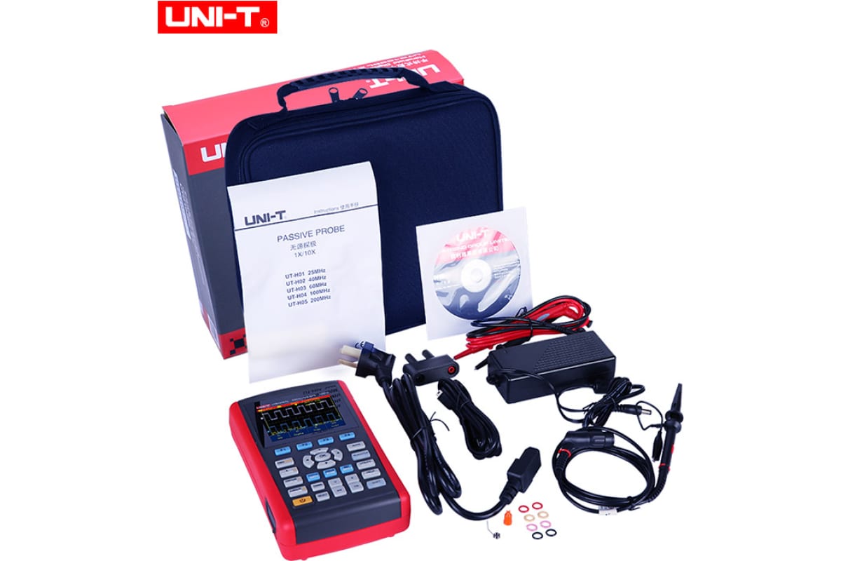 Портативный осциллограф UNI-T UTD1025CL 1 канала, 25 МГц, 200 МВыб/с