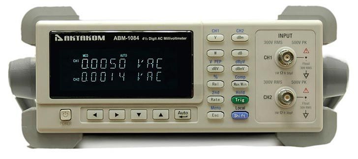 Двухканальный милливольтметр Актаком АВМ-1084