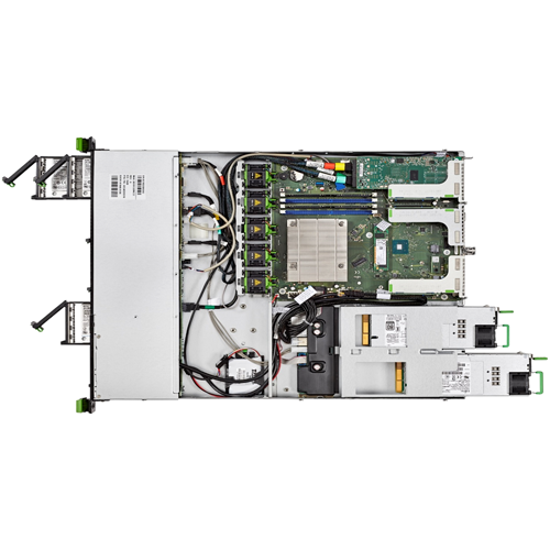 Сервер Fujitsu PRIMERGY RX1330 M4, 1 процессор Intel Xeon E-2276G, 64GB DDR4, 10 отсеков 2.5", 1TB PCIe NVMe, 2x240GB SATA SSD, 1х450W AC