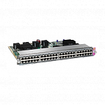 Модуль Cisco Catalyst WS-X4648-RJ45V+E (некондиция, 3 порта работают только на скорости 100Мбит/с)